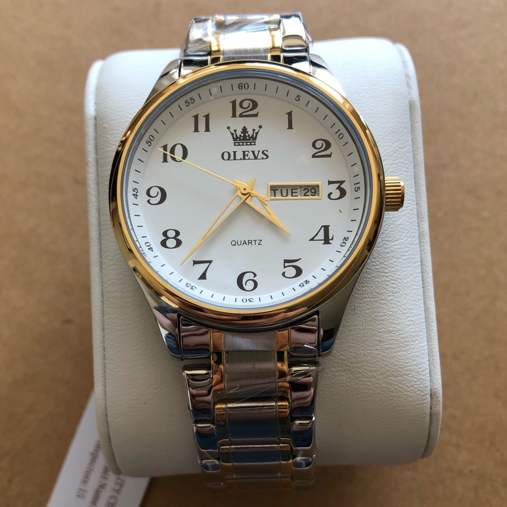 Olevs Quartz Stainless Steel Watch